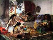 unknow artist, Arab or Arabic people and life. Orientalism oil paintings  318